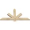 Ekena Millwork Kennewick Rough Sawn Timber Gable Bracket, Douglas Fir, 48"W x 26"H x 2"D x 4"F, 13/12 Pitch GBW048X26X0204KEN00RDF - alternate 5